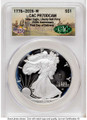 2026-W $1 Proof American Silver Eagle Coin CACG PR70 DCAM - Liberty Bell 250 Privy coin front image