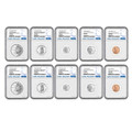  2026 U.S. Mint 20-Coin Uncirculated Set – P & D – NGC GEM UNC Early Releases 