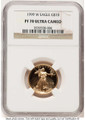Bullionshark 1999-W $10 Proof 1/4 oz American Gold Eagle Coin NGC PF70 UCAM - HAT791152061 