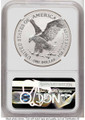 2026-W S$1 American Silver Eagle Coin NGC MS70 - Enhanced - Liberty Bell Privy - First Day of Issue coin back image