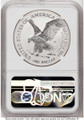 2026-W S$1 American Silver Eagle Coin NGC MS70 - Enhanced - Liberty Bell Privy - First Day of Issue coin back image