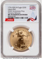 Bullionshark 2026-W G$50 1 oz American Gold Eagle Coin NGC MS70 - Enhanced - Liberty Bell 250 Privy - HAT525257075 
