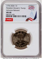 Bullionshark 2026 $1 Modern Bullion Coin NGC MS68   Donald J. Trump Semiquincentennial - HAT791469098 