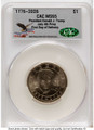 Bullionshark 2026 $1 Modern Bullion Coin CACG MS65   Donald J. Trump Semiquincentennial - July 4th Privy - HAT791469055 