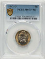 Bullionshark 1942-D 5C Jefferson Nickel Coin PCGS MS67  + - HAT788691006 
