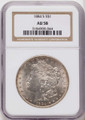 Bullionshark 1884-S S$1 Morgan Silver Dollar Coin NGC AU58 - HAT790858006 