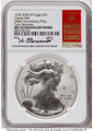 Bullionshark 2026-W S$1 American Silver Eagle Coin NGC MS70 - Enhanced - Liberty Bell Privy - HAT525239073 