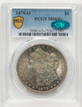1879-O S$1 Morgan Silver Dollar Coin PCGS MS65  CAC + coin front image