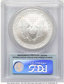 2007-W S$1 Burnished American Silver Eagle Coin PCGS MS70 - First Strike coin back image