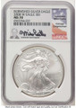 Bullionshark 2008-W S$1 Burnished American Silver Eagle Coin NGC MS70 - HAT756204021 