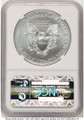 2011-W S$1 Burnished American Silver Eagle Coin NGC MS70 - First Strike coin back image