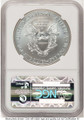 2011-W S$1 Burnished American Silver Eagle Coin NGC MS70 - First Strike coin back image