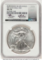 Bullionshark 2014-W S$1 Burnished American Silver Eagle Coin NGC MS70 - HAT788414039 