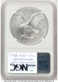2021-W S$1 Burnished American Silver Eagle Coin NGC MS70 - Type Two coin back image