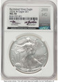 2024-W S$1 Burnished American Silver Eagle Coin NGC MS70 coin front image