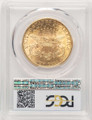1889 $20 Gold Liberty Double Eagle PCGS MS63 coin back image