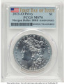 Bullionshark 2021 $1 Modern Bullion Coin PCGS MS70   Morgan Dollar 100th Anniversary - O Privy - First Day of Issue - HAT771165065 