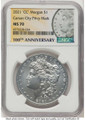 Bullionshark 2021 $1 Modern Bullion Coin NGC MS70   Morgan Dollar 100th Anniversary - CC Privy - HAT773265006 