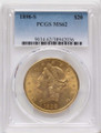 Bullionshark 1898-S $20 Gold Liberty Double Eagle PCGS MS62 - HAT790103006 
