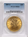 Bullionshark 1897-S $20 Gold Liberty Double Eagle PCGS MS64 - HAT790124009 
