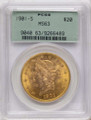 Bullionshark 1901-S $20 Gold Liberty Double Eagle PCGS MS63 - HAT525356048 