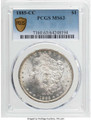 1885-CC S$1 Morgan Silver Dollar Coin PCGS MS63 coin front image