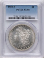 Bullionshark 1884-S S$1 Morgan Silver Dollar Coin PCGS AU55 - HAT790293056 