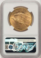 1908-D $20 Saint Gaudens Double Eagle NGC MS62   No Motto coin back image