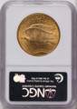 1911-D $20 Saint Gaudens Double Eagle NGC MS66 coin back image