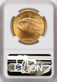 1911-D $20 Saint Gaudens Double Eagle NGC MS63 coin back image
