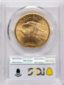 1909-S $20 Saint Gaudens Double Eagle PCGS MS63 coin back image