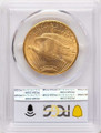 1911-D $20 Saint Gaudens Double Eagle PCGS MS66 coin back image