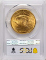 1913-S $20 Saint Gaudens Double Eagle PCGS MS63  + coin back image