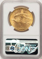 1920 $20 Saint Gaudens Double Eagle NGC MS63 coin back image