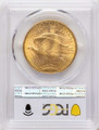 1920 $20 Saint Gaudens Double Eagle PCGS MS64 coin back image