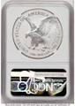 2026-W S$1 American Silver Eagle Coin NGC MS70 - Enhanced - Liberty Bell Privy - First Day of Issue coin back image