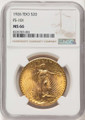1926 $20 Saint Gaudens Double Eagle NGC MS66   Tripled Die Obverse - FS-101 coin front image