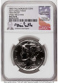 Bullionshark 2017 $25 Palladium Eagle Coin NGC MS70   Palladium - High Relief - First Strike - HAT772671075 