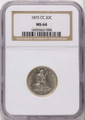 1875-CC 20C Twenty Cent Piece Coin NGC MS64 coin front image