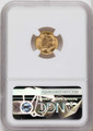 Bullionshark 1883 G$1 Gold Dollar Coin NGC MS65 - HAT67779001 