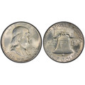 Bullionshark 1949-S Franklin Half Dollar Brilliant Uncirculated- BU 
