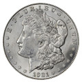 Bullionshark 1921-S Morgan Silver Dollar Brilliant Uncirculated - BU 