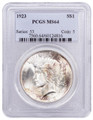 Bullionshark Peace Dollar PCGS MS64 (Mixed Dates)