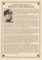 Bullionshark Benito Mussolini: Dictator Of Italy Album (C)
