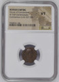 Bullionshark 337-361 A.D. Bronze Roman Gladiator Coin NGC VF 