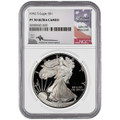Bullionshark 1992-S Silver Eagle NGC PF70 UCAM John Mercanti Signed 