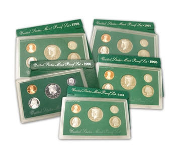 Buy 1994-1998 Proof Set Online - Order Proof Sets Online