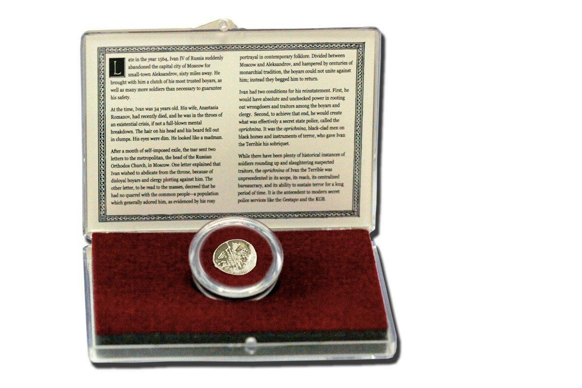COIN PARKING DELIVERY 『Family vol.2』 Ivan the Terrible Silver Kopek Coin Clear Box