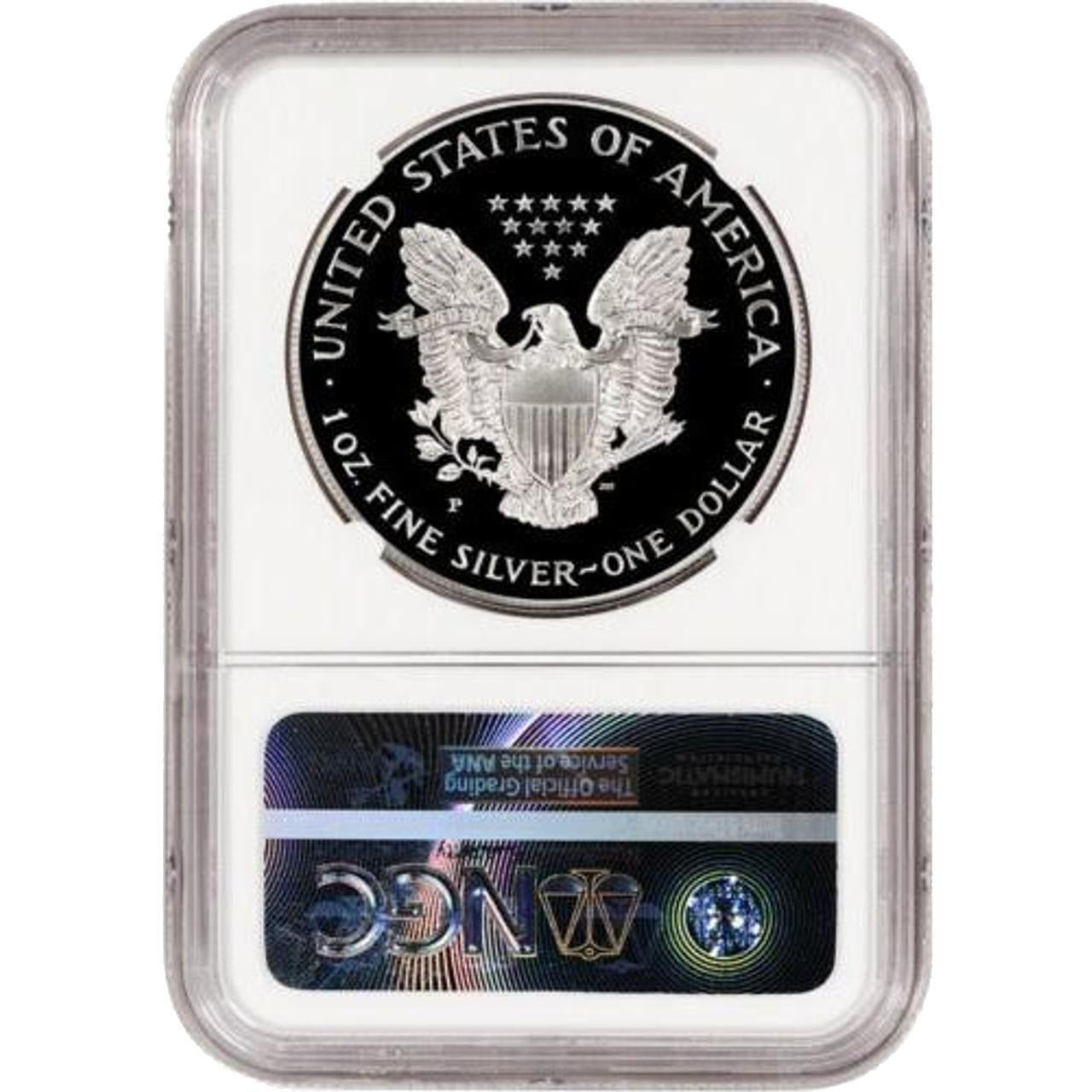 1994 P Silver Eagle NGC PF70 UCAM Thomas Uram Signed