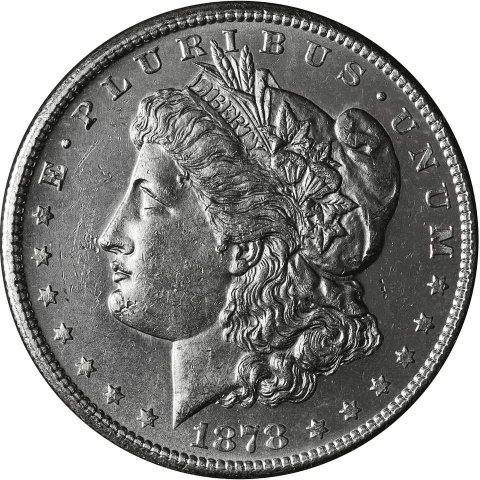 1878-S Morgan Silver Dollar BU - First Year of Issue, San